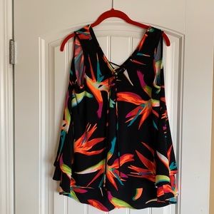 Worthington petite Large double layer tank top